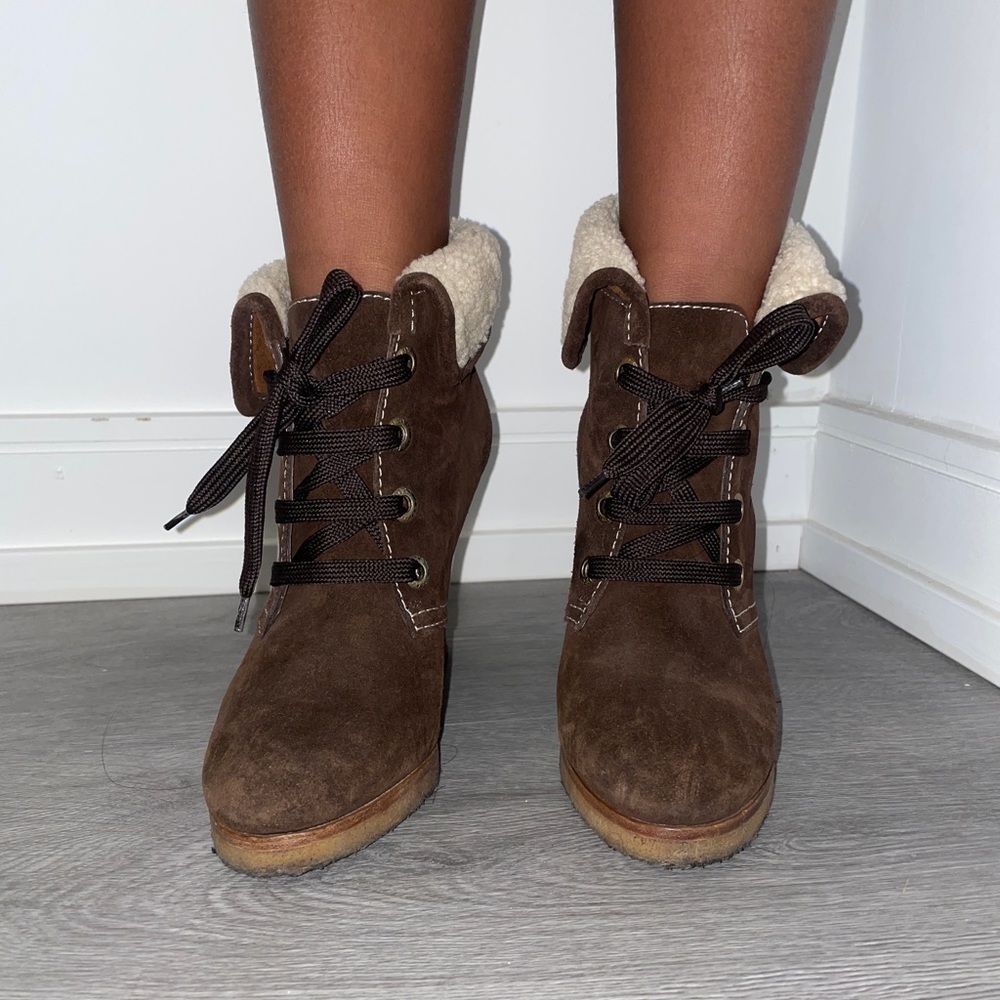 DSQUARED SHEARLING BOOTIES